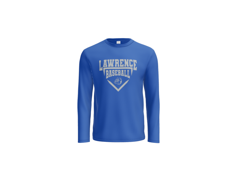 Port & Co™ Long Sleeve Performance Tee With One Color Logo
