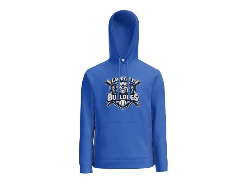 Port & Co™ Performance Fleece Pullover Hooded Sweatshirt With Multi Color Logo