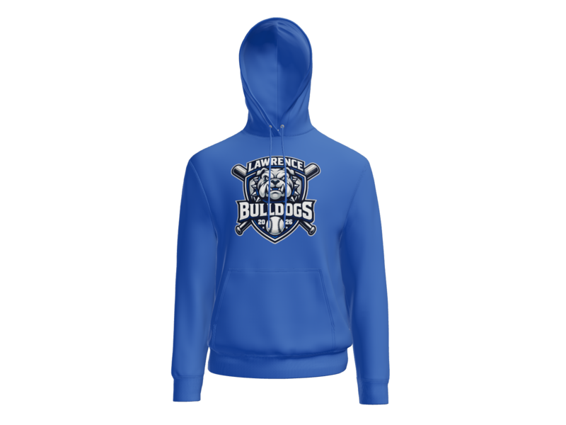Port & Co™ Essential Fleece Pullover Hooded Sweatshirt With Multi Color Logo