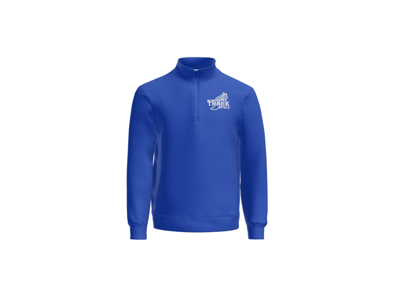 One Color Logo Lawrence Track Fan Favorite™ Fleece 1/4-Zip Pullover Sweatshirt