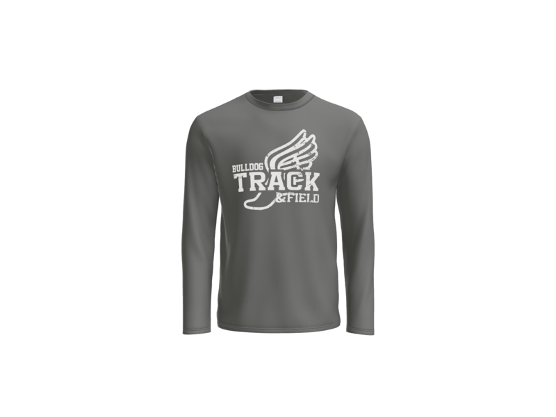 One Color Logo Lawrence Track Long Sleeve Performance Tee