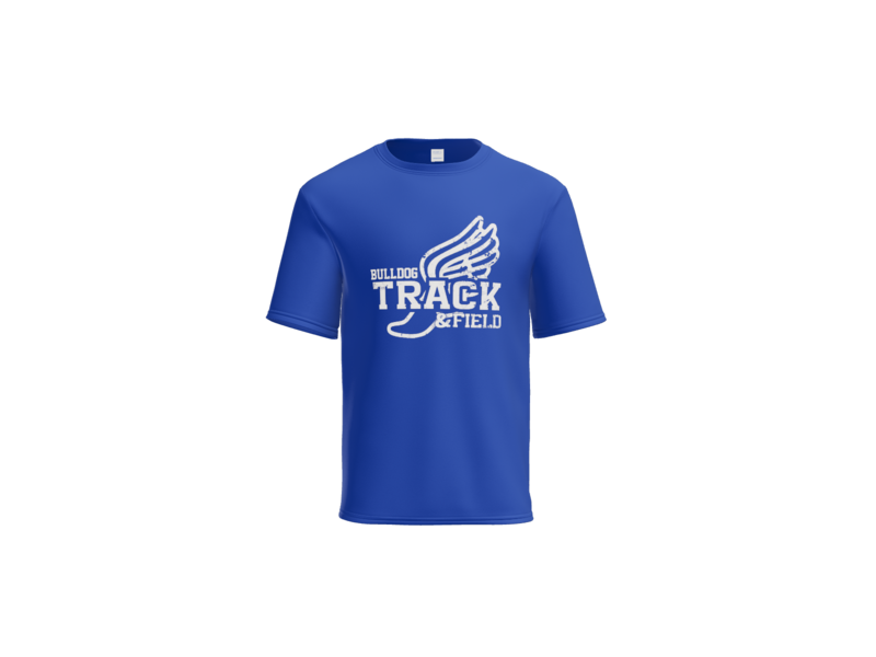 One Color Logo Lawrence Track Performance Tee